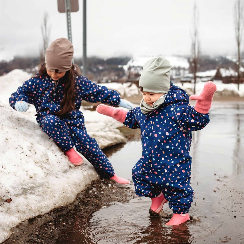 Kids Fleece Lined Rain Suits | Terrazzo