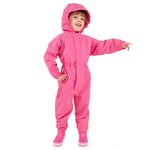 Kids Fleece Lined Rain Suits | Watermelon Pink