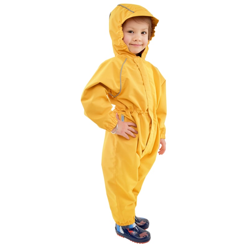 Kids Fleece Lined Rain Suits | Yellow