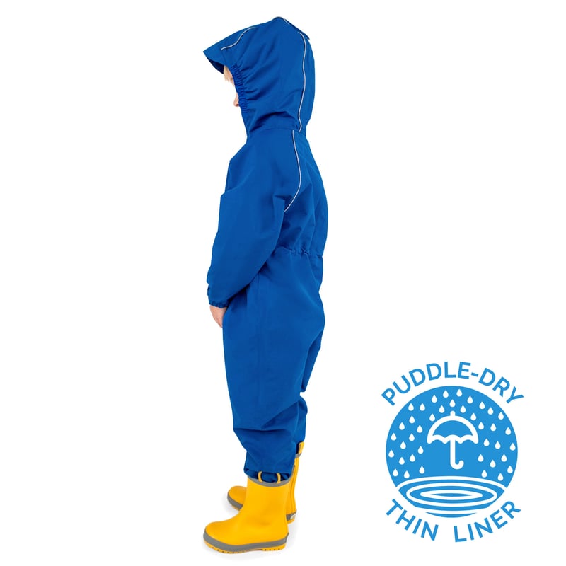 Kids Thin-Lined Rain Suits | Blue