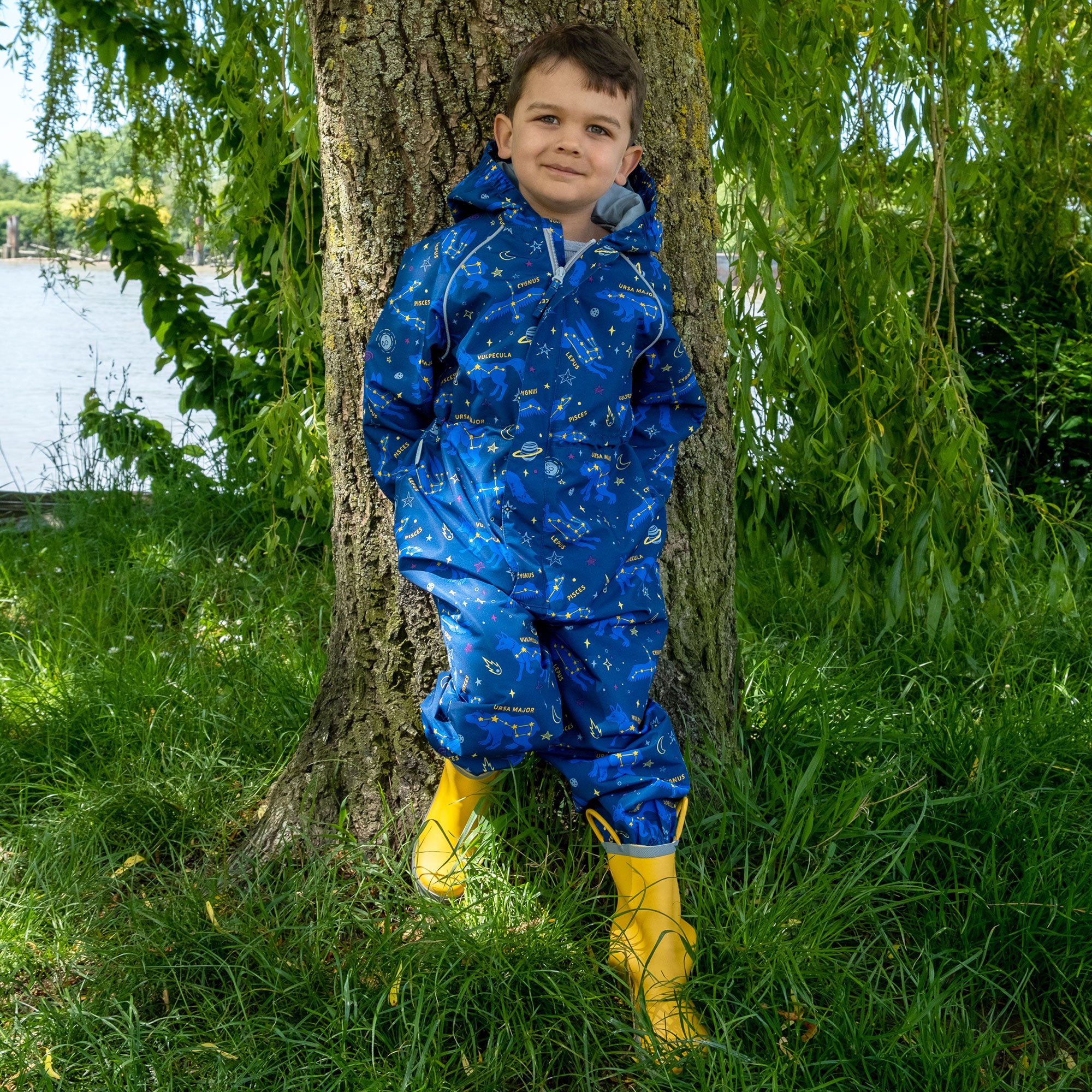 Kids Thin-Lined Rain Suits | Constellations | Jan & Jul