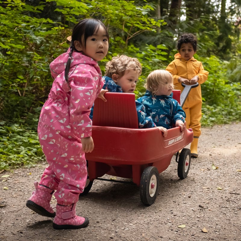 Kids Thin-Lined Rain Suits | Shark | Jan & Jul