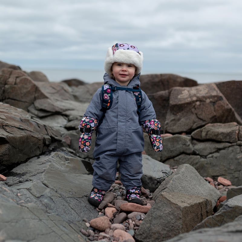 Kids Thin-Lined Rain Suits | Heather Grey