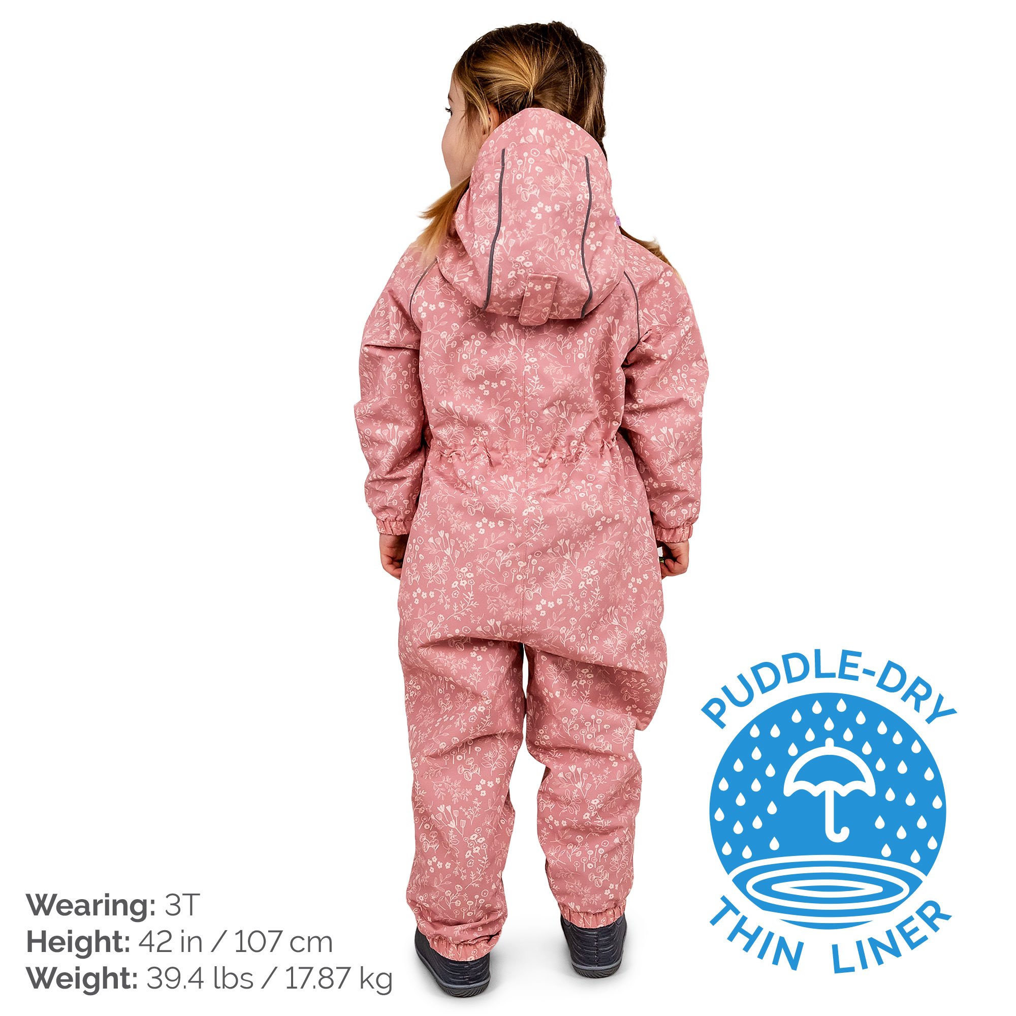 kids rainsuit (two prints available) – beo Images... Kids Thin-Lined Rain Suits | Prairie Flowers | Jan & Jul