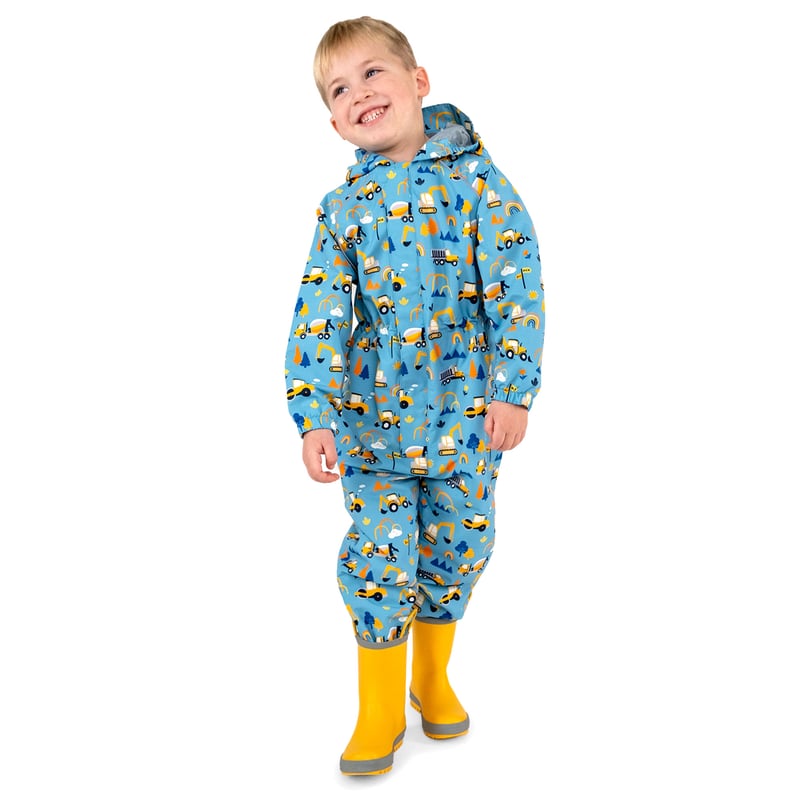 Kids Thin-Lined Rain Suits | Under Construction