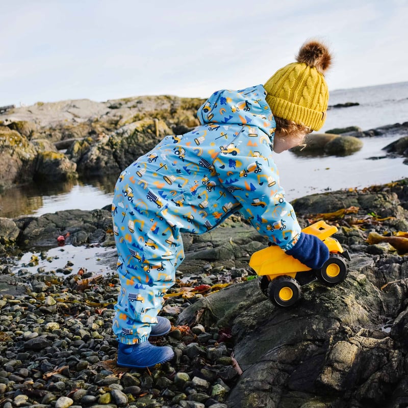 Kids Thin-Lined Rain Suits | Under Construction