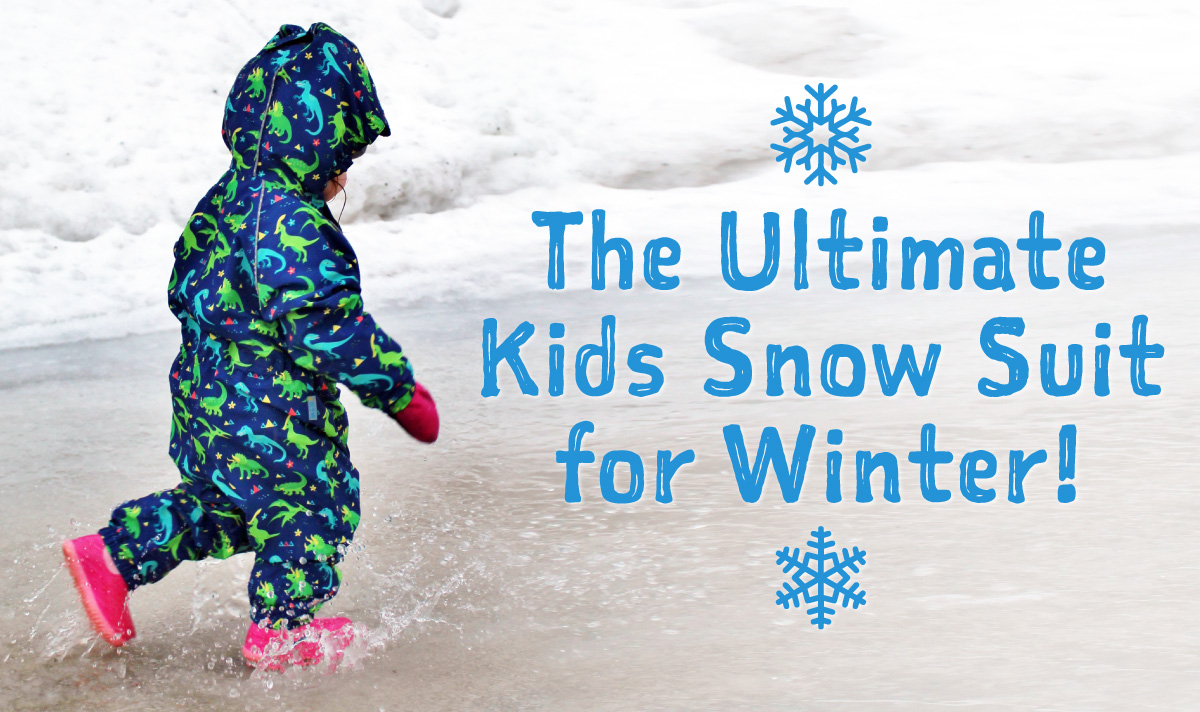 kids snow suit for winter