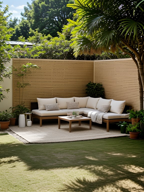 Bohemian AI outdoor patio design example