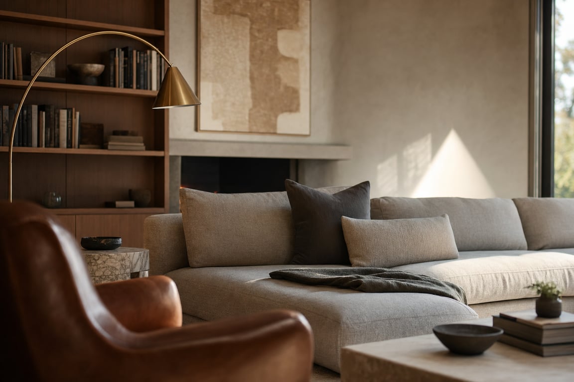 Contemporary AI den design example