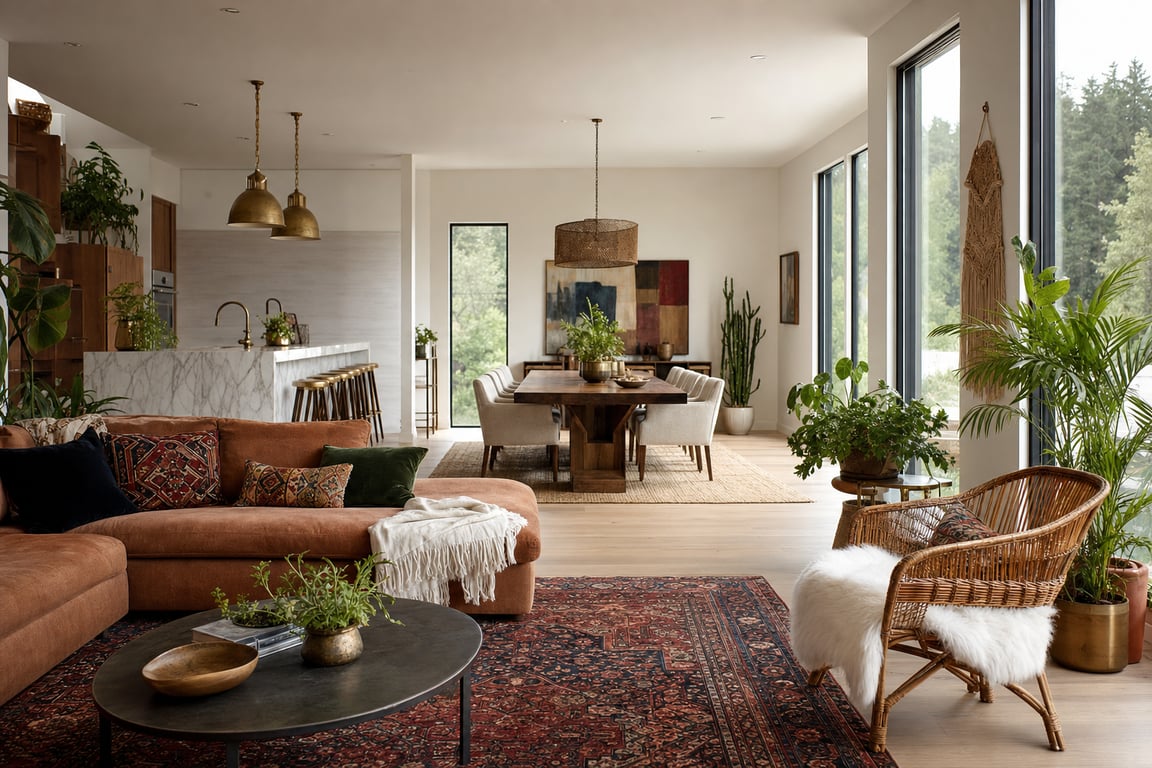 Bohemian AI open concept space design example