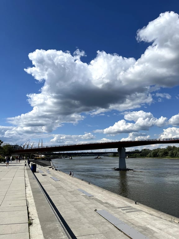 Warsaw: a walk along the Vistula River