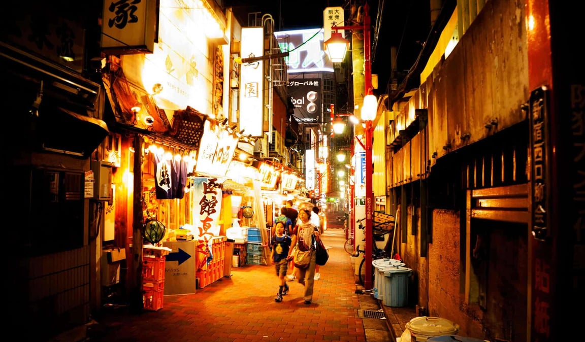 A day in central Tokyo