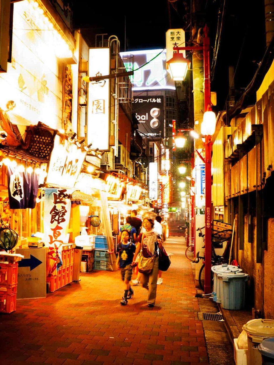 A day in central Tokyo