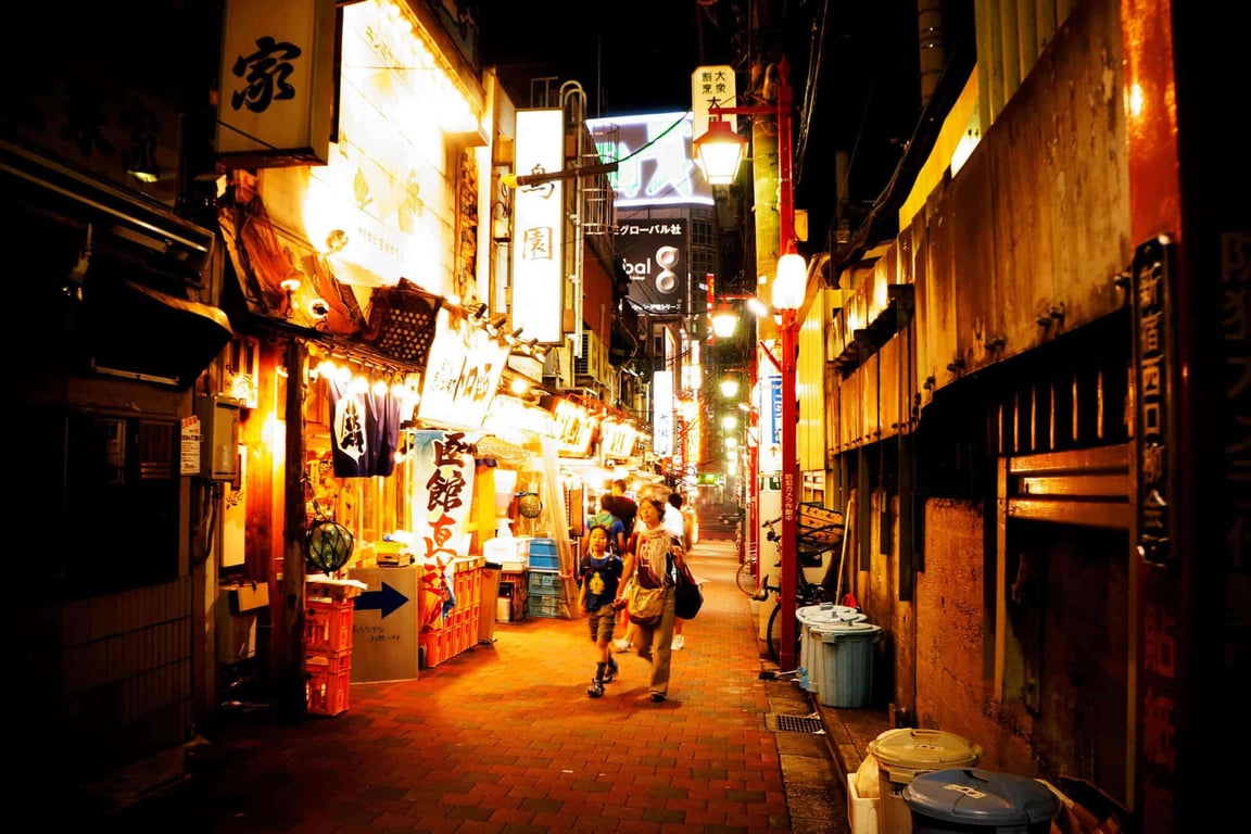 A day in central Tokyo