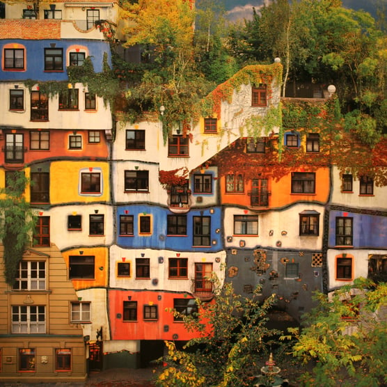 Hundertwasser’s Vienna: Art Against Straight Lines