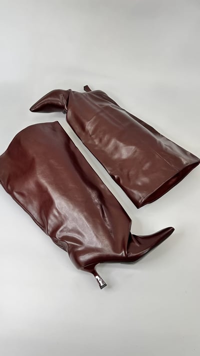 STIVALI OVERSIZE BORDEAUX (37/39)