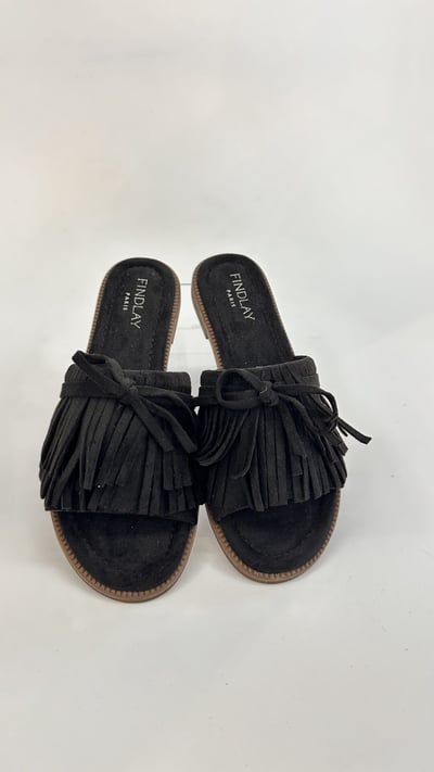 CIABATTINA CON FRANGE NERA
