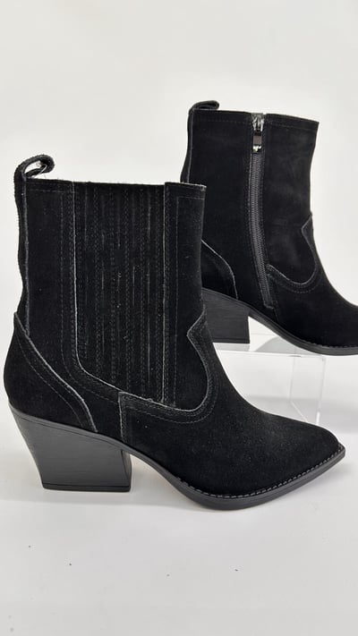 TEXANO BASSO SCAMOSCIATO NERO