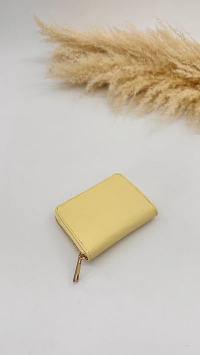 PORTAFOGLIO PICCOLO GIALLO