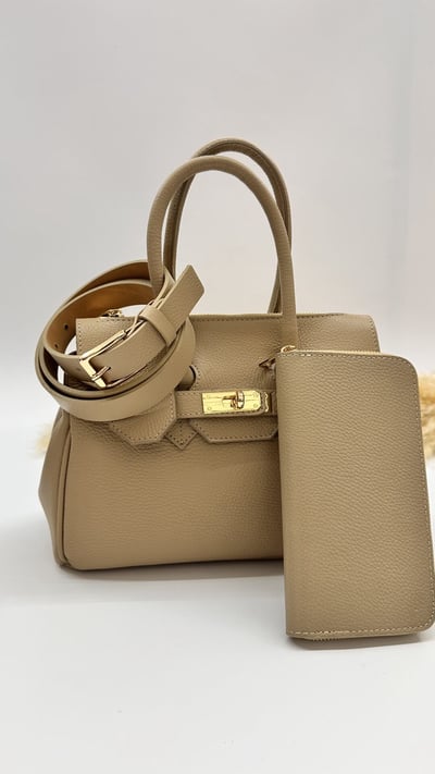 KIT ACCESSORI TAUPE ELEGANCE