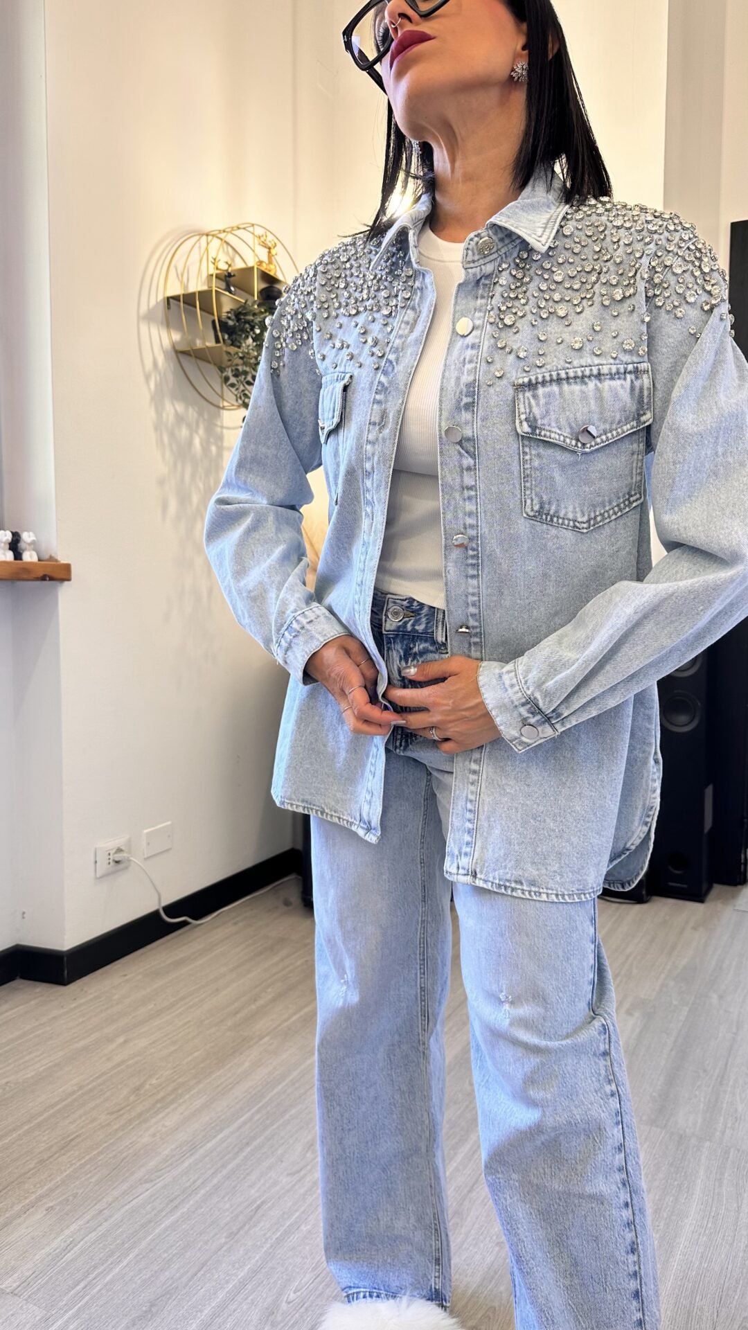 GIACCA IN JEANS SHINE - immagine 6