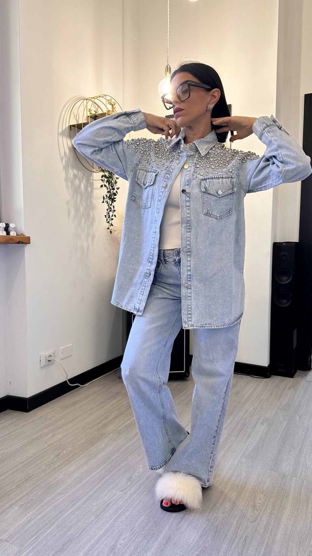 GIACCA IN JEANS SHINE - immagine 8