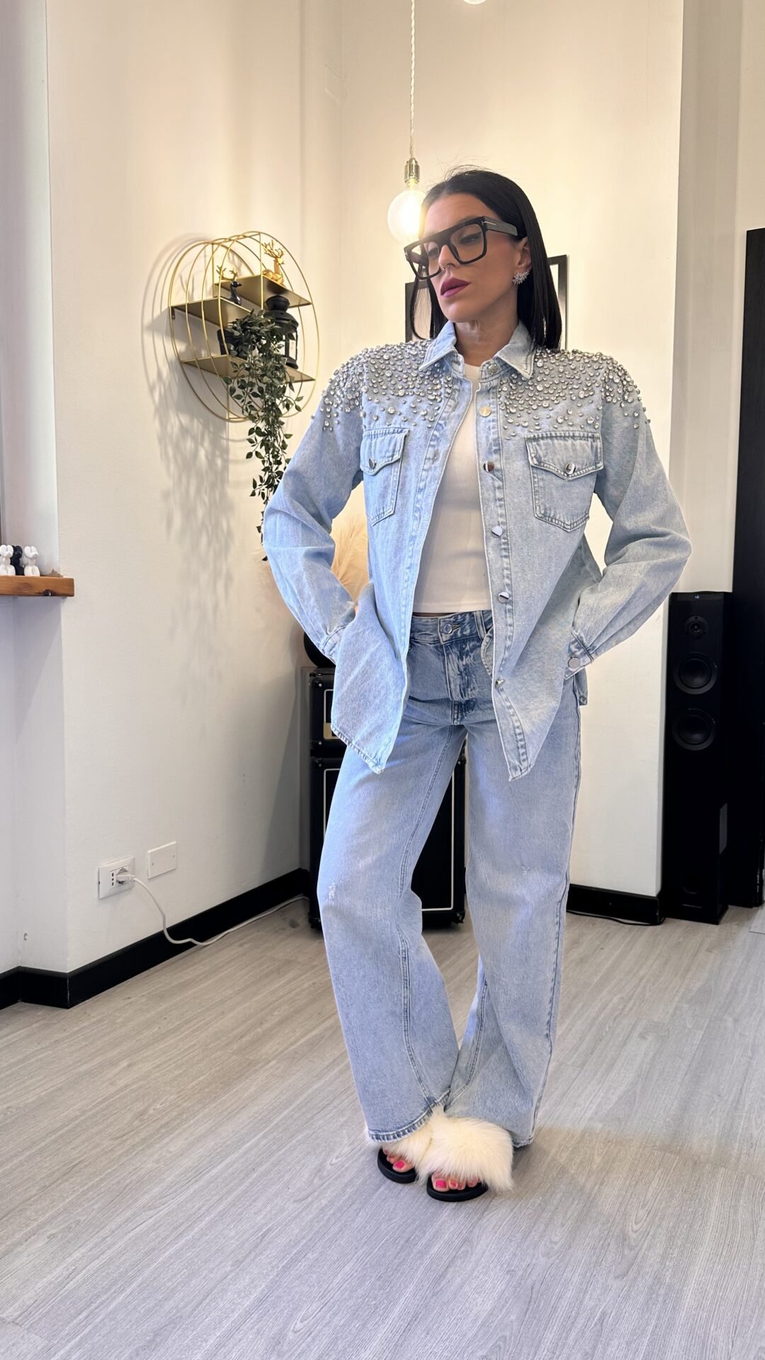 GIACCA IN JEANS SHINE - immagine 3
