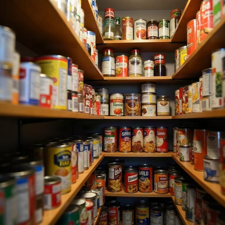 Add a real food pantry photo here