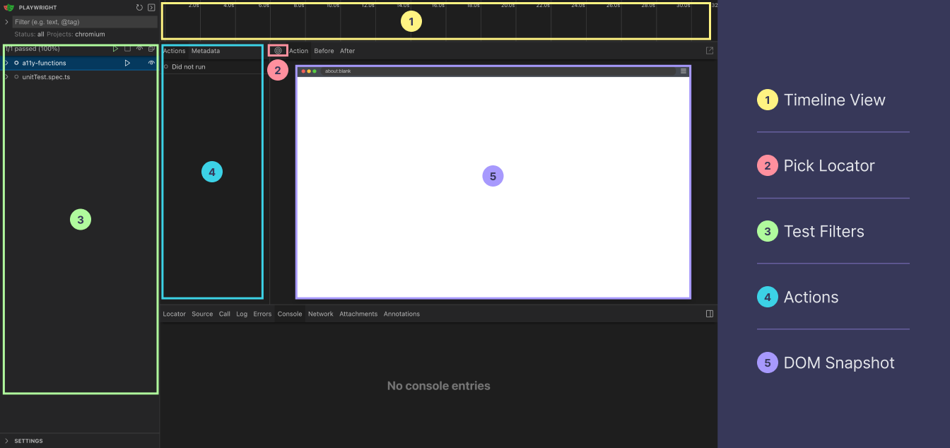 Playwright user interface components