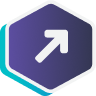 Arrow up badge