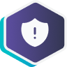 Shield warning badge