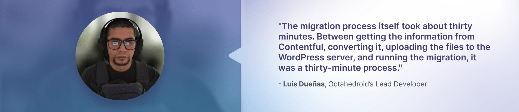 Quote about the project stated above.