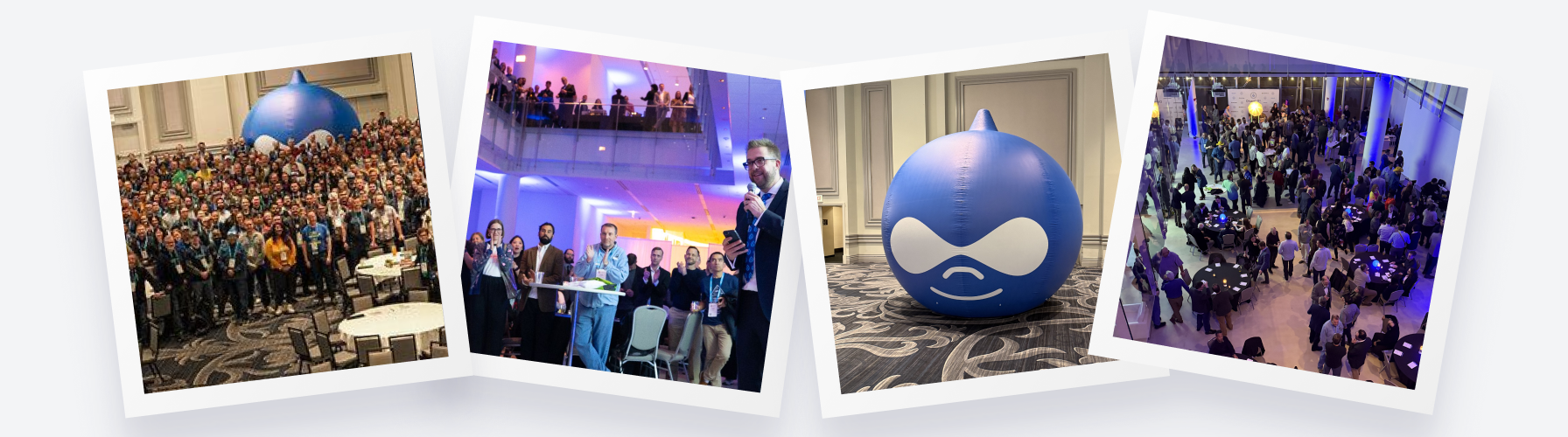 drupalcon chicago 2026 photo collage with the whole community