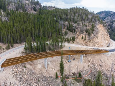 Beartooth Ravine Bridge - Alpine Infrastructure at America's Rooftop