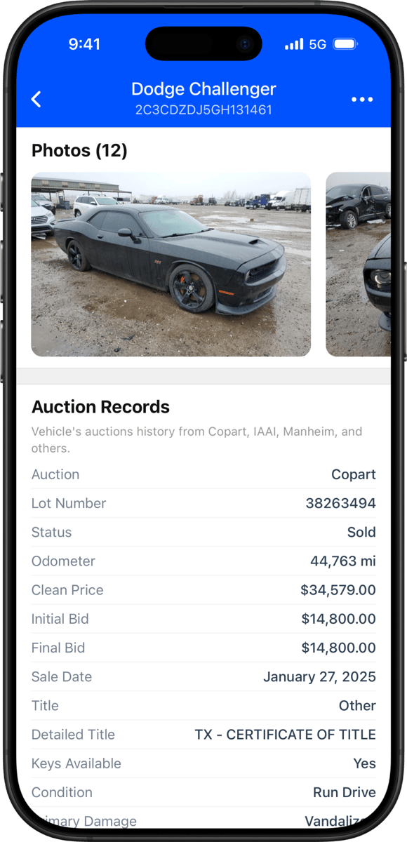 People signing car paperwork representing salvage or rebuilt title history