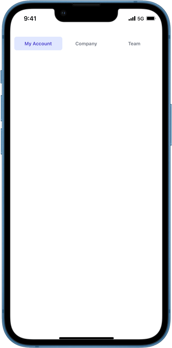 iOS preview for Toggle Button Group with Selected Contained Button (Color)