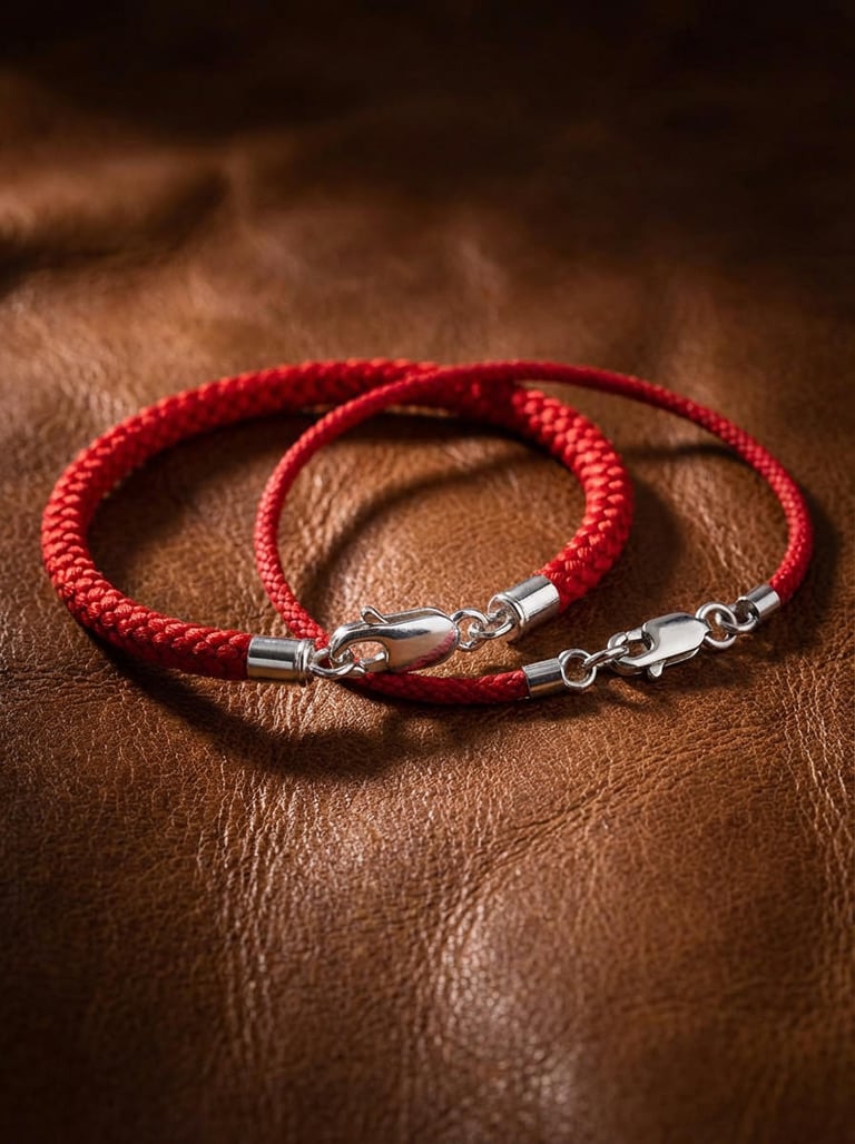 Red Silk Elegance Bracelet