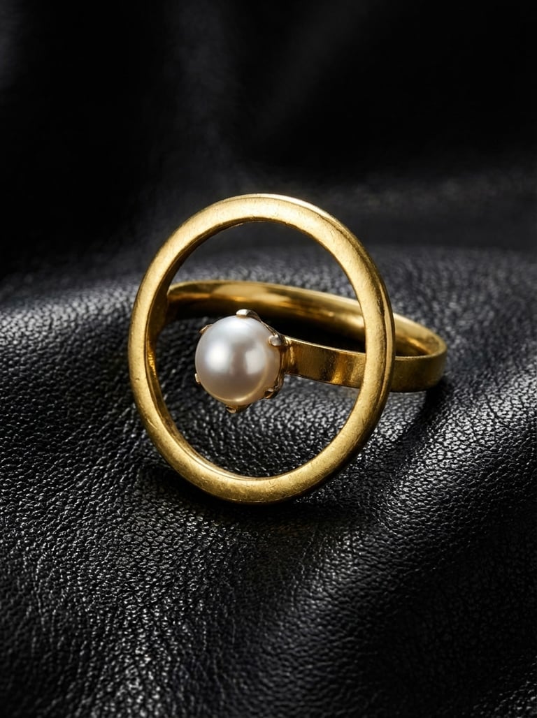 Modern Elegance Akoya Pearl Ring