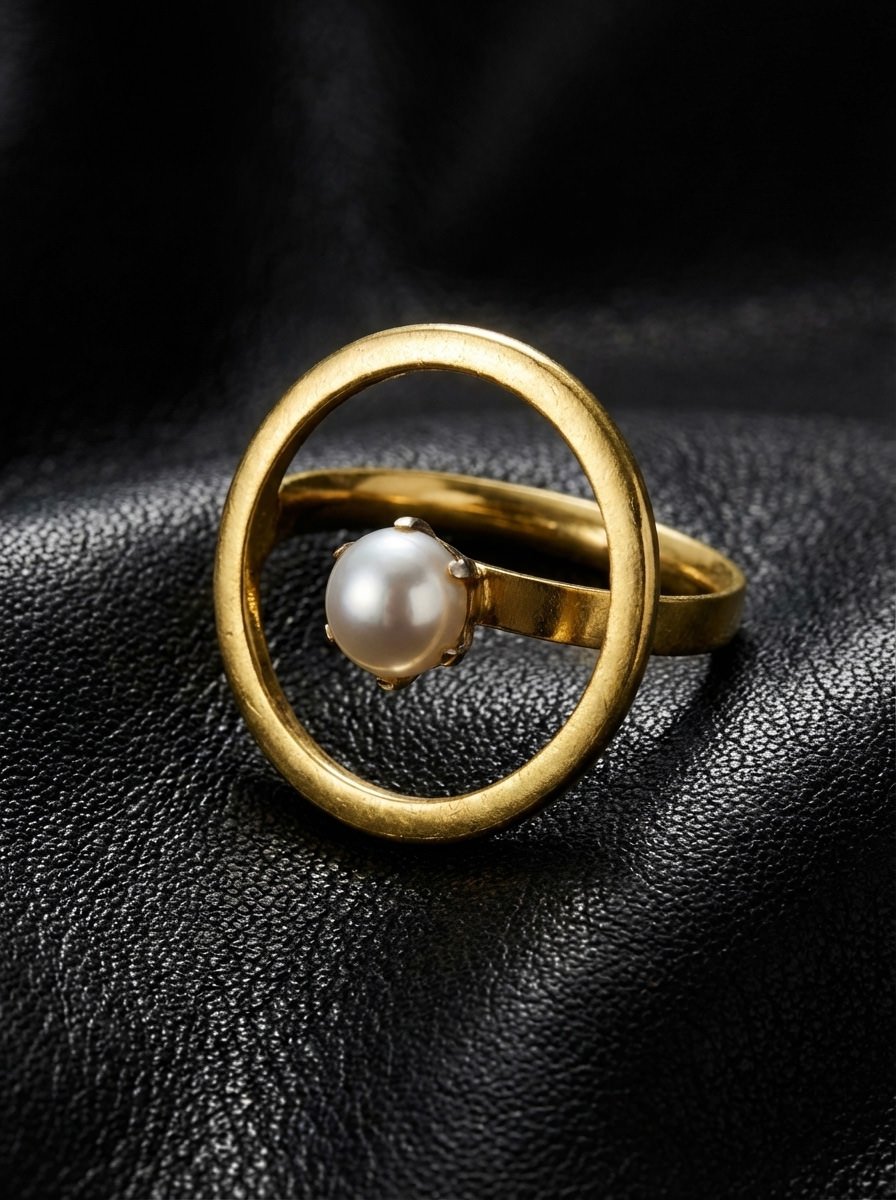 Modern Elegance Akoya Pearl Ring