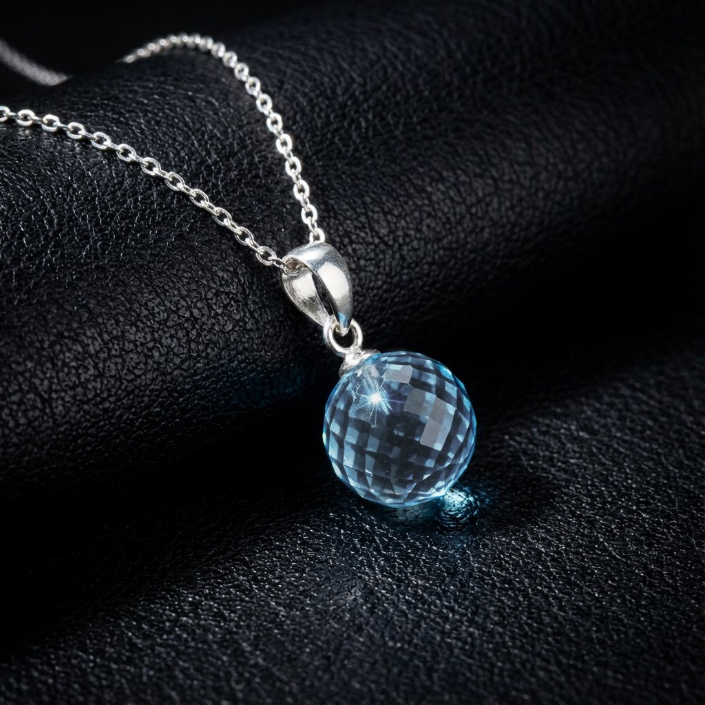 Celestial Blue Topaz Sterling Silver Necklace