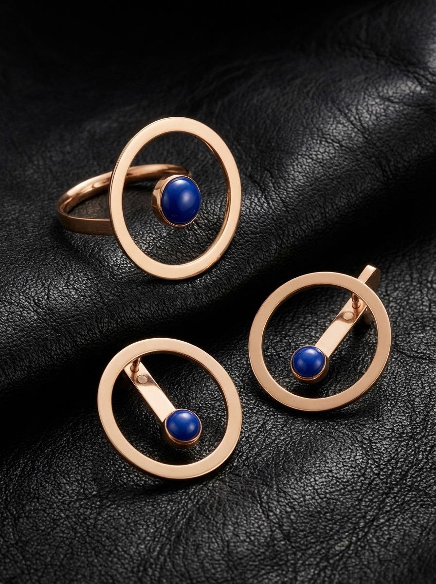 Lapis Lazuli Earring & Ring Set