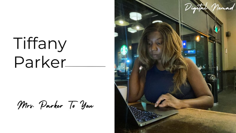 White Minimalist Content Creator Online Portfolio Presentation