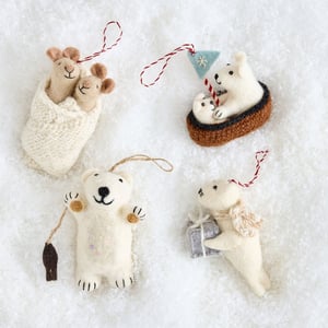 Felt Winter Animals - Set of 4