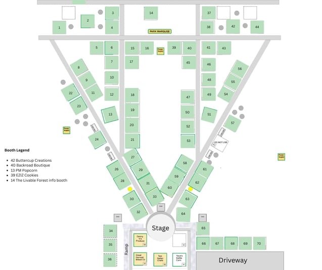 Kingwood Booth Map (1)