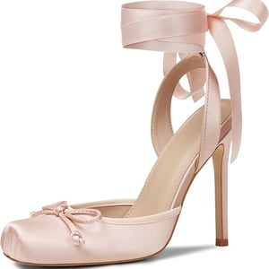 Ballet Heels Satin Stiletto