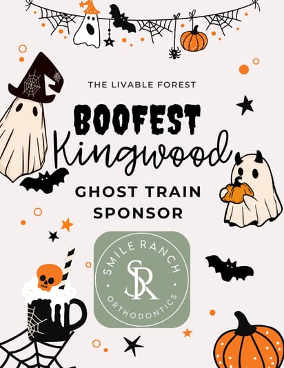 Orange Black Illustrative Halloween Party Invitation Flyer