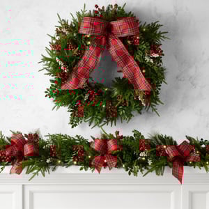 Tartan Wreath & Garland