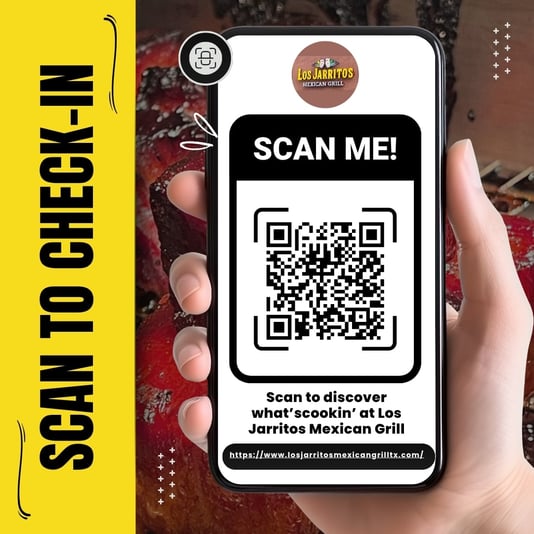 Orange and Black Modern Scan QR Code Instagram Post (2)