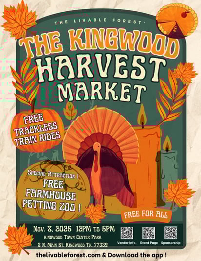 Green and Orange Illustrative Thanksgiving Flyer