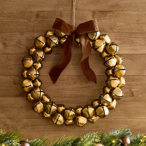 Brass Bell Wreath